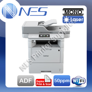 Brother MFC-L6900DW 4-in-1 Mono Laser Wireless Printer+Duplex Print/Scan+FAX+ADF
